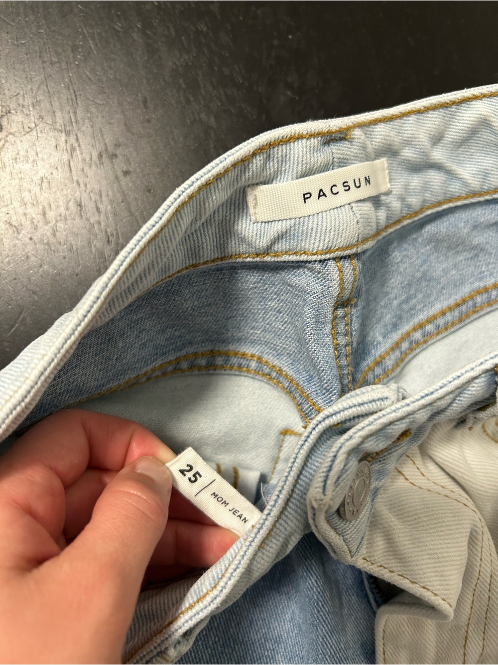 PacSun Women's Eco Hopper Patchwork Mom Jeans - Picture 3 of 6